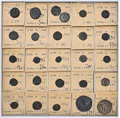 ROMAN COINS LOTS RÖMISCHER MÜNZEN Münzen der römischen Kaiserzeit: Das Lot enthält Münzen von Gordianus III. bis Gratianus in Silber und Bronze, darunter 38x Antoniniane, 1x Sesterz und 25x Folles. Da