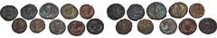 ROMAN COINS LOTS RÖMISCHER MÜNZEN Lot römischer Münzen: Das Lot enthält 8 alexandrinische Tetradrachmen des 3. Jahrhunderts. Dazu gehören Prägungen der Kaiser Claudius Gothicus (Revers: Adler), Aureli