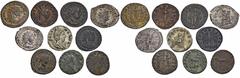 ROMAN COINS LOTS RÖMISCHER MÜNZEN Lot römischer Münzen: Das Lot enthält zehn Antoniniane des 3. Jahrhunderts (1x Volusian, 1x Valerian, 2x Gallienus, 1x Salonina, 1x Tacitus, 1x Probus, 1x Numerianus,