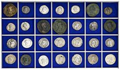 ROMAN COINS ROMAN COINS LOTS RÖMISCHER MÜNZEN Römische Münzen des 3. Jahrhunderts: Das Lot enthält Münzen von Severus Alexander bis Philippus I., darunter folgende Exemplare: 1. bis 5. Severus Alexand