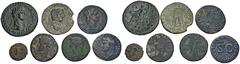 ROMAN COINS ROMAN COINS LOTS RÖMISCHER MÜNZEN Römische Münzen des 1. und 2. Jahrhunderts: Das Lot enthält Münzen von Tiberius bis Traian, darunter folgende Exemplare: 1. Tiberius (Denar, RIC² 30 (?), 