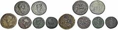ROMAN COINS ROMAN COINS LOTS RÖMISCHER MÜNZEN Römische Münzen des 1. und 2. Jahrhunderts: Das Lot enthält Münzen von Tiberius bis Traian, darunter folgende Exemplare: 1. Tiberius (As, RIC² 45); 2. Cla