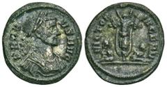 ROMAN COINS MÜNZEN DER RÖMISCHEN KAISERZEIT Probus, 276-282. Æ-Quinar, 277, Rom, 3. Emission; 1,27 g. Gepanzerte Büste r. mit Lorbeerkranz//Trophäe. Coh. -; King 17; RIC 276; Rosenbaum S. 27. Etwas Si