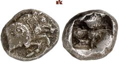 DIE SAMMLUNG DR. KAYA SAYAR, TEIL I - LYKIEN, PAMPHYLIEN UND KILIKIEN LYCIA. Prä- und protodynastische Prägungen. Unbestimmter Dynast AR-Stater, 500/480 v. Chr., unbestimmte Münzstätte; 9,10 g. Eberpr