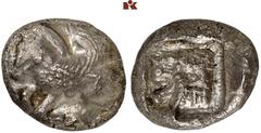 DIE SAMMLUNG DR. KAYA SAYAR, TEIL I - LYKIEN, PAMPHYLIEN UND KILIKIEN LYCIA. Prä- und protodynastische Prägungen. Unbestimmter Dynast AR-Stater, 480/460 v. Chr., unbestimmte Münzstätte; 9,32 g. Pegaso