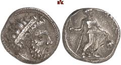 DIE SAMMLUNG DR. KAYA SAYAR, TEIL I - LYKIEN, PAMPHYLIEN UND KILIKIEN CILICIA. MALLOS. AR-Stater, 425/385 v. Chr.; 10,40 g. Kronoskopf r. mit Taenie//Demeter geht r. mit Fackel und Ähren. SNG France 2