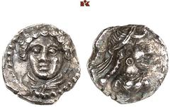 DIE SAMMLUNG DR. KAYA SAYAR, TEIL I - LYKIEN, PAMPHYLIEN UND KILIKIEN CILICIA. TARSOS. Pharnabazos, 379-374 v. Chr. AR-Obol; 0,65 g. Frauenkopf fast v. v.//Drapierte Büste der Aphrodite r. SNG France 