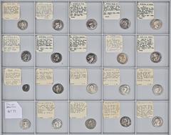 ROMAN COINS LOTS RÖMISCHER MÜNZEN Lot römischer Silbermünzen: Das interessante Lot enthält 20 republikanische und kaiserzeitliche Prägungen (Denare und ein Quinar), darunter Prägungen des C. Annius un