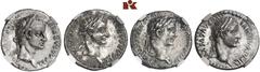 ROMAN COINS LOTS RÖMISCHER MÜNZEN Lot römischer Denare des frühen Prinzipats: Dieses Lot beinhaltet Denare der ersten beiden römischen Kaiser Augustus und Tiberius. Unter den Prägungen des Augustus fi