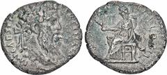 ROMAN COINS MÜNZEN DER RÖMISCHEN KAISERZEIT Pertinax, 193. AR-Denar, Alexandria; 2,71 g. Kopf r. mit Lorbeerkranz//Ops sitzt l. mit zwei Ähren. BMC vergl. 19 (Rom); Coh. 33; Lempereur 72 a (dies Exemp