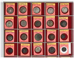 ROMAN COINS LOTS RÖMISCHER MÜNZEN Lot römischer Silber- und Bronzemünzen: Enthalten sind überwiegend Antoniniane des 3. Jahrhunderts, darunter Prägungen der Kaiser Gordian III., Philippus I., Traianus