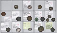 ROMAN COINS LOTS RÖMISCHER MÜNZEN Lot römischer Münzen: Das Lot enthält kaiserzeitliche Antoniniane des Gordianus III., Valerianus (RIC 141), Aurelianus, Probus und Diocletianus. Weiterhin sind divers