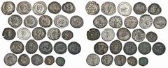 LOTS RÖMISCHER MÜNZEN Lot römischer Antoniniane: Enthalten sind sowohl Silber- als auch Bronzeantoniniane des 3. Jahrhunderts, u. a. Prägungen des Gordianus III., Philippus I. (auch für Otacilia Sever