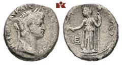 Nero, 54-68. B-Tetradrachme, Jahr 5 (=58/59), Alexandria (Aegyptus); 8,92 g. Kopf r. mit Lorbeerkranz//Demeter steht l. mit Ähren und Fackel. Geissen 133; Dattari -; Kampmann/Ganschow 14.33; RPC 5235.