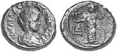 RÖMISCHE MÜNZEN (ROMAN COINS) MÜNZEN DER RÖMISCHEN KAISERZEIT MÜNZEN DER RÖMISCHEN KAISERZEIT Antoninus IV. Elagabal, 218-222 für Aquilia Severa. B-Tetradrachme, Jahr 4 (= 220/221), Alexandria (Aegypt