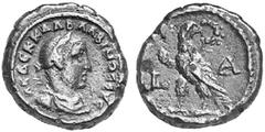 RÖMISCHE MÜNZEN (ROMAN COINS) MÜNZEN DER RÖMISCHEN KAISERZEIT MÜNZEN DER RÖMISCHEN KAISERZEIT Balbinus, 238. B-Tetradrachme, Jahr 1 (= 238), Alexandria; 12.23 g. Drapierte Büste r. mit Lorbeerkranz//A