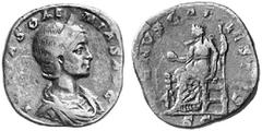 RÖMISCHE MÜNZEN (ROMAN COINS) MÜNZEN DER RÖMISCHEN KAISERZEIT MÜNZEN DER RÖMISCHEN KAISERZEIT Antoninus IV. Elagabal, 218-222 für Julia Soaemias. Æ-Sesterz, Rom; 22.71 g. Drapierte Büste r. mit Diadem