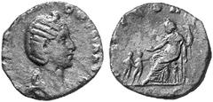RÖMISCHE MÜNZEN (ROMAN COINS) MÜNZEN DER RÖMISCHEN KAISERZEIT MÜNZEN DER RÖMISCHEN KAISERZEIT Gallienus, 253-268 für Salonina. Æ-As, 256/257, Rom; 8.40 g. Drapierte Büste r. mit Diadem//Kaiserin sitzt