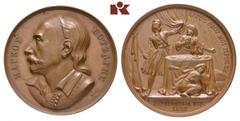 EUROPÄISCHE MÜNZEN UND MEDAILLEN GRIECHENLAND Zeit der Befreiungskriege, 1821-1830. Bronzemedaille 1823, von K. Lange, auf Markos Botzaris, *1788 Suli, Epirus, Ó1823 bei Karpenisi, Held des griechisch