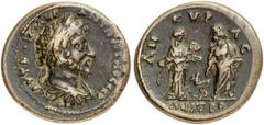 RÖMISCHE MÜNZEN MÜNZEN DER RÖMISCHEN KAISERZEIT Antoninus II. Marcus Aurelius, 161-180 Æs, Ankyra (Galatia); 19,00 g. Drapierte Büste r. mit Lorbeerkranz//Hygieia mit Schlange und Patera und Asklepios