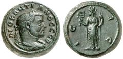 RÖMISCHE MÜNZEN MÜNZEN DER RÖMISCHEN KAISERZEIT. Maximianus I., 285-305. B-Tetradrachme, ohne Angabe des Regierungsjahres (geprägt 296/297 oder nach dem 11. (?) März 298), Alexandria (Aegyptus); 6,89 