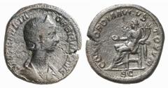 RÖMISCHE MÜNZEN (ROMAN COINS) MÜNZEN DER RÖMISCHEN KAISERZEIT Severus Alexander, 222-235 für Orbiana. Æ-Sesterz, 225, Rom; 19.30 g. Drapierte Büste r. mit Diadem//Concordia sitzt l. mit Patera und Dop