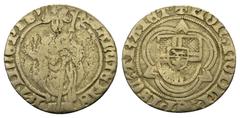 EUROPÄISCHE MÜNZEN UND MEDAILLEN NIEDERLANDE UTRECHT Bistum. Rudolf von Diepholz, 1433-1455. Goldgulden (Florin d'or) o. J. 2,35 g. St. Martinsgoldgulden. Delm. 939; Fb. 188. GOLD. Beschnitten, schön