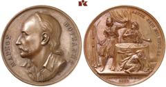 EUROPÄISCHE MÜNZEN UND MEDAILLEN GRIECHENLAND. Zeit der Befreiungskriege, 1821-1830. Bronzemedaille 1823, von K. Lange, auf Markos Botzaris, *1788 Suli, Epirus, †1823 bei Karpenisi, Held des griechisc