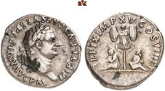 THE SAMEL COLLECTION OF JEWISH COINS AND MEDALS The Aftermaths of the Great Revolt – The Romans' Victory Celebrations and the Humiliation of the Defeated (70-81 CE). Titus, 79-81. AR-Denarius 80, Rome