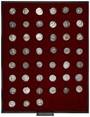 RÖMISCHE MÜNZEN LOTS RÖMISCHER MÜNZEN Denare der Römischen Kaiserzeit: Enthalten sind Prägungen des Augustus, Vitellius, Vespasianus, Titus, Domitianus, Traianus, Hadrianus, Aelius Caesar, Antoninus P