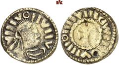 DIE SAMMLUNG GÜNTHER JANSEN, U. A. KAROLINGER. LUDWIG I., DER FROMME, 814-840, KAISER SEIT 814. Friesische Imitationen von Solidi Ludwigs des Frommen. Solidus, um 830/850, Münzstätte in Friesland (Nie