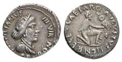 ROMAN COINS MÜNZEN DER RÖMISCHEN KAISERZEIT Augustus, 30 v.-14 n. Chr. AR-Denar, 18 v. Chr., Rom, P. Petronius Turpilianus; 4,31 g. Feroniabüste r.//Kniender Parther r. präsentiert Standarte mit deutl