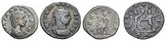 ROMAN COINS MÜNZEN DER RÖMISCHEN KAISERZEIT Antoninus IV. Elagabal, 218-222 für Julia Paula. AR-Denar, Rom; 2,51 g. Drapierte Büste r.//Concordia sitzt l. mit Patera, davor Stern. BMC 172; Coh. 6; RIC