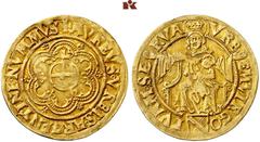 EUROPEAN GOLD COINS AND MEDALS. FRANKREICH/ELSASS. STRASSBURG, STADT. Florin d'or o. J. (1529-1601). 3,24 g. Engel/Lehr 416; Fb. 234. GOLD. Sehr schön.