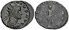 ROMAN COINS ROMAN COINS MÜNZEN DER RÖMISCHEN KAISERZEIT Claudius II. Gothicus, 268-270. Æ-Antoninian, 269, Rom; 3,51 g. Drapierte Büste r. mit Strahlenbinde//Aequitas steht l. mit Waage und Füllhorn. 