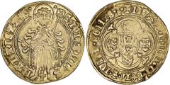 EUROPEAN COINS AND MEDALS EUROPEAN COINS AND MEDALS THE NETHERLANDS GELDERN Herzogtum. Arnold von Egmond, 1423-1473. Goldgulden (Florin d'or) o. J. 2,75 g. Delm. 604; Fb. 56. GOLD. Gereinigt, fast seh