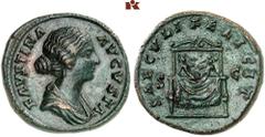 ANTIKE MÜNZEN AUS DER SAMMLUNG ANNEMARIE UND GERD KÖHLMOOS RÖMISCHE MÜNZEN. MÜNZEN DER RÖMISCHEN KAISERZEIT. Antoninus II. Marcus Aurelius, 161-180 - für Faustina filia. Æ-Sesterz, 161/165, Rom; 24,74