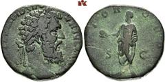 ROMAN COINS ROMAN COINS MÜNZEN DER RÖMISCHEN KAISERZEIT Didius Julianus, 193. Æ-Sesterz, 193, Rom; 18,61 g. Kopf r. mit Lorbeerkranz//Kaiser steht l. mit Globus. BMC 28; Coh. 17; RIC 16. R Grüne Patin
