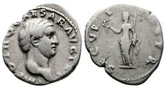 Roman Imperial Otho, 69 AD. AR Denarius (19 mm, 3,47 g.). Rome. IMP M OTHO CAESAR AVG TR P Bare head of Otho to right. Rev. SECVRITAS P R Securitas standing front, head to left, holding wreath in her 