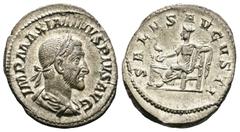 Münzen Antike Maximinus Thrax 235 - 238 n. Chr. Römische Kaiserzeit (nach RIC geordnet). Denar, 235 - 236 n. Chr.. Rom 2,98g RIC IV Maximinus Thrax 14 vz+
