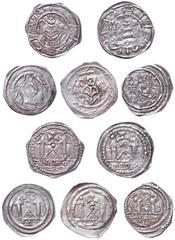 Medieval I Mittelalter Austria Pfennig LOT 5 pcs LOT VF to EF – SS/VZ Probably some of them are later strike – sold as is no return!