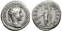 Gordian III, Lot of 3 antoniniani, first Antioch series, scarce PROVIDENTIA AVG types. (238-244 AD). . Comprising (a) Silver antoninianus, 4.26 gm, Antioch, ca. 239 AD, IMP CAES M ANT GORDIANVS AVG, b