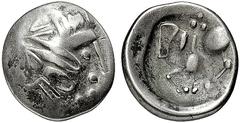 KELTEN DONAUKELTEN IMITATION DER TETRADRACHME PHILIPPOS II Lot Tetradrachmen. Typ Sattelkopfpferd. Stilisierter Zeuskopf r. Rs: Pferd l., Reiter angedeutet. 2 Exemplare. OTA vgl. 300. ss
