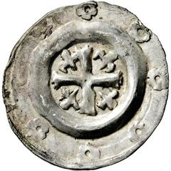 Medieval Coins Römisch-Deutsches Reich, FRANKEN UND DAS EGERLAND, BAMBERG,BISCHÖFLICHE MÜNZSTÄTTE Ekbert von Andechs. 1203-1237, Pfennig o.J. Löwe/Adler. Dazu Heinrich von Bilversheim. Eins. Pfennig. 