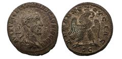 Roman Empire Trajano Decio. Seleucis y Pieria. Tetradracma. 249-250 d.C. Antioquía. (McAlee-1116a). Anv.: AVT K Γ MЄ KY TPAIANOC ΔЄKIOC CЄB. Busto laureado, drapeado y con corazón a derecha, • bajo el
