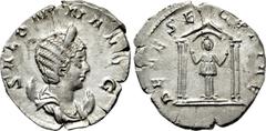 Roman Imperial Coins SALONINA (Augusta, 254-268). Antoninianus. Colonia Agrippinensis. Obv: SALONINA AVG. Diademed and draped bust right, set on crescent. Rev: DEAE SEGETIAE. Segetia, orans, standing 