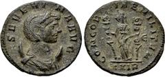Roman Imperial Coins SEVERINA (Augusta, 270-275). Antoninianus. Rome. Obv: SEVERINA AVG. Draped bust right, wearing stephane and set upon crescent. Rev: CONCORDIAE MILITVM / Є / XXIR. Concordia standi