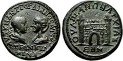 Roman Provincial Coins THRACE. Anchialus. Gordian III, with Tranquillina (238-244). Ae. Obv: ΑVΤ Κ Μ ΑΝΤ ΓΟΡΔΙΑΝΟC ΑVΓ CΕΒ ΤΡΑΝΚVΛΛΙΝΑ. Draped busts of Gordian, laureate, draped and cuirassed, and Tra