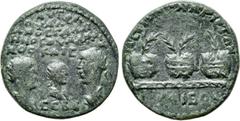 Roman Provincial Coins BITHYNIA. Nicaea. Valerian I with Gallienus and Valerian II (251-260). Ae. Obv: AYT OYAΛЄPIANOC ΓAΛΛIHNOC OYAΛЄPIANOC KAIC / CЄBB. Radiate busts of Valerian I and II right, and 