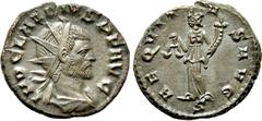 Roman Imperial Coins CLAUDIUS II GOTHICUS (268-270). Antoninianus. Mediolanum. Obv: IMP CLAVDIVS P F AVG. Radiate, draped and cuirassed bust right. Rev: AEQVITAS AVG / S. Aequitas standing left, holdi